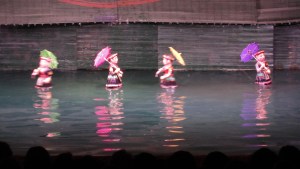 The beautiful and graceful water puppets.