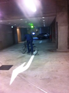 parking lot bike man 2