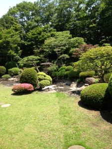 The Japanese garden outside sojiji.